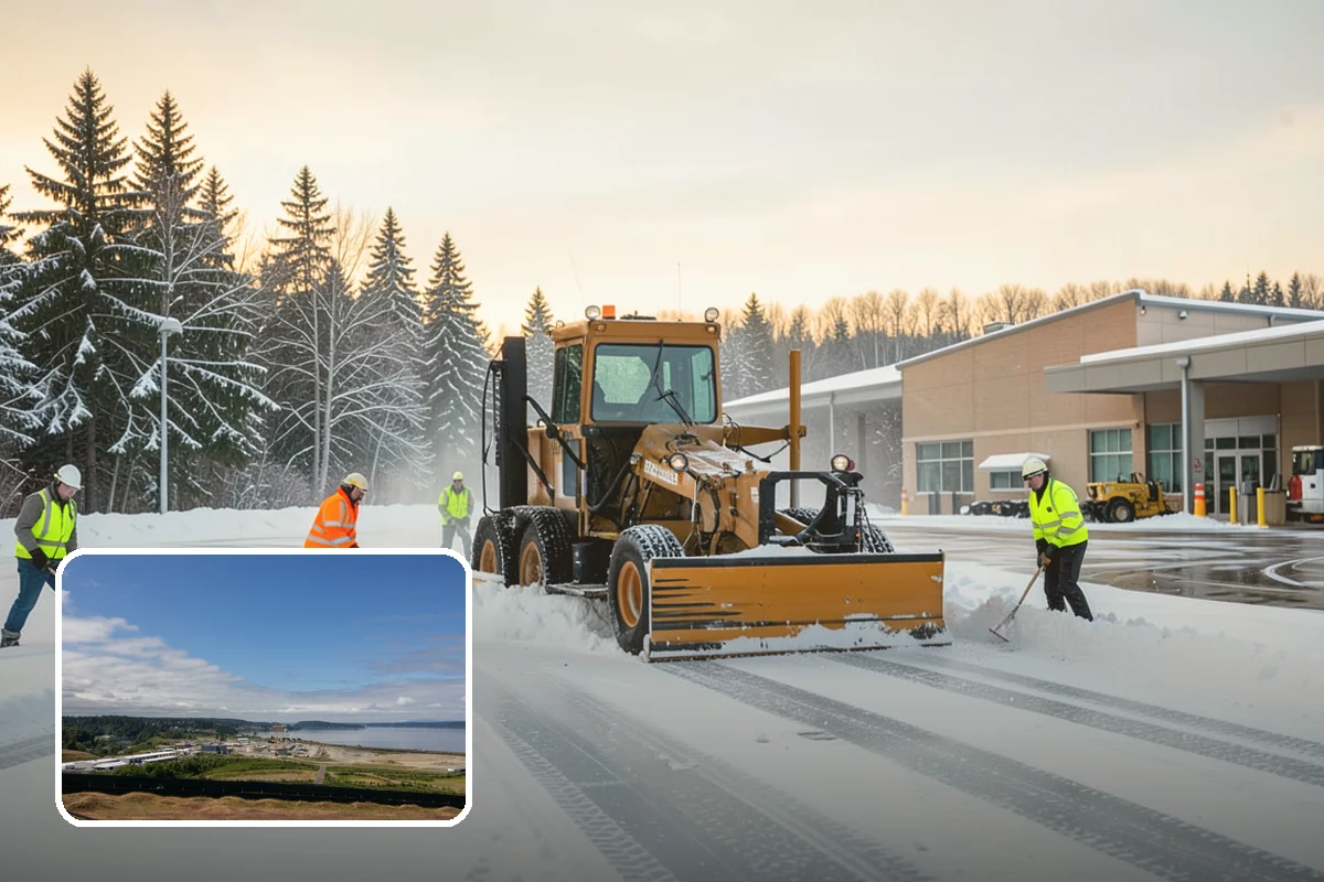 Office Snow Hauling in University Place, Pierce County, WA - Restores full parking capacity for the workday