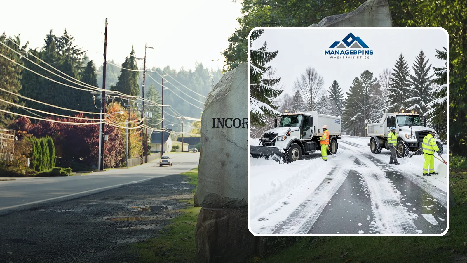 Office Snow Hauling in Wilkeson, Pierce County, WA - We remove and haul away snow from office parking and approaches so employees and visitors keep full, safe access.