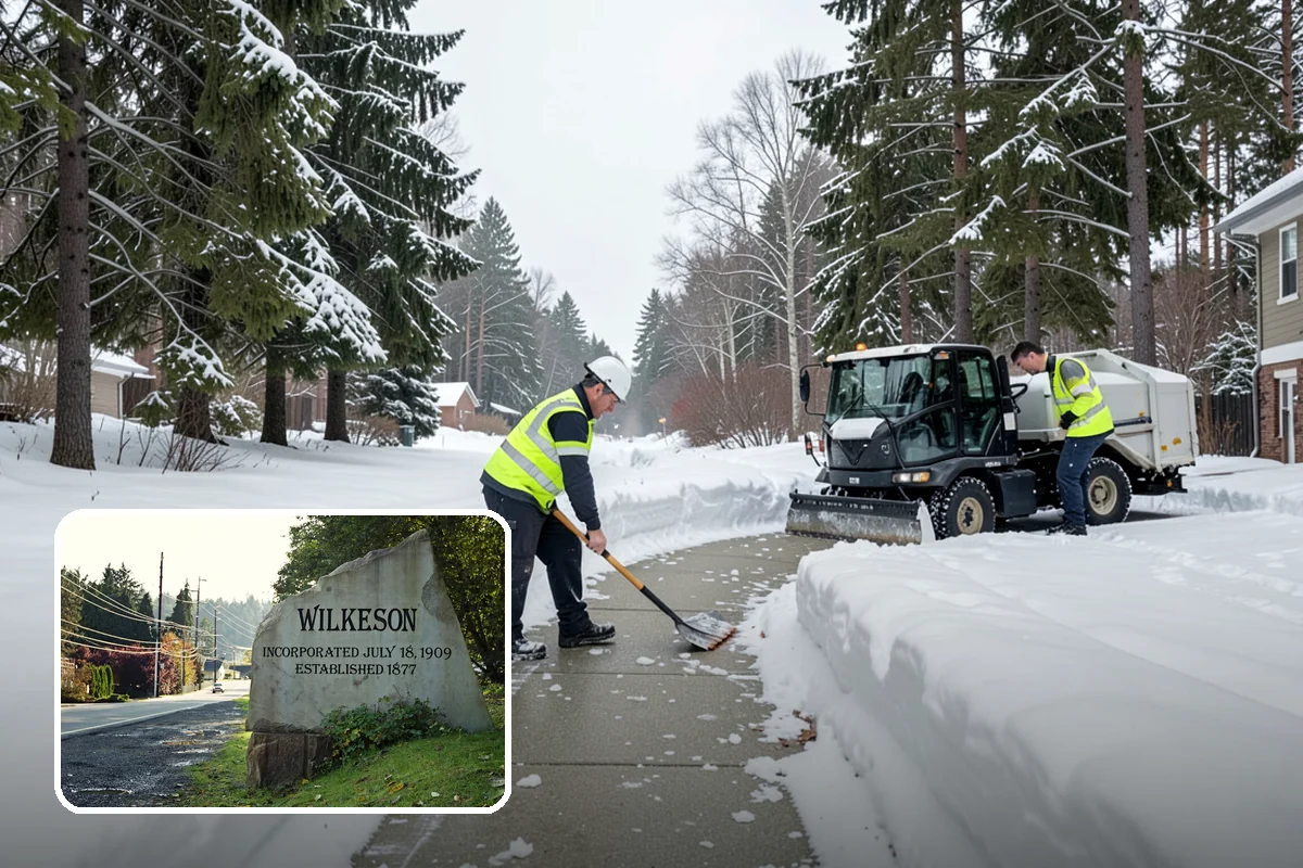 Office Snow Hauling in Wilkeson, Pierce County, WA - Restores full parking capacity for the workday