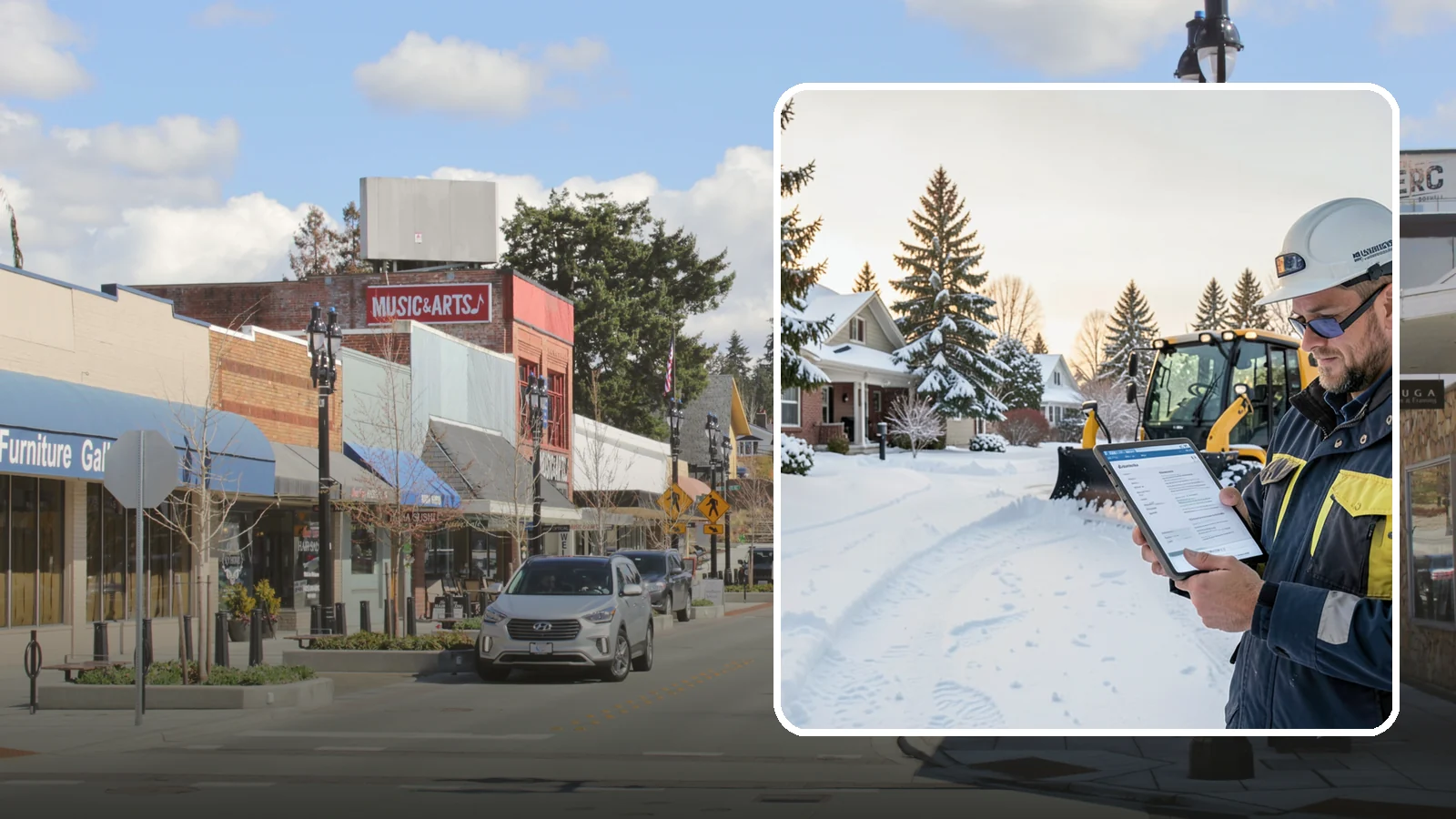 On-Demand Snow Removal in Bothell, King County, WA - We clear your property on demand, storm by storm, with no seasonal commitment required.