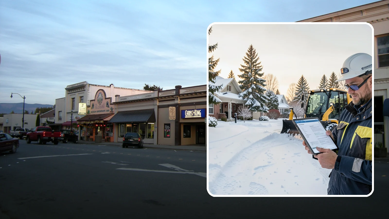 On-Demand Snow Removal in Burlington, Skagit County, WA - We clear your property on demand, storm by storm, with no seasonal commitment required.