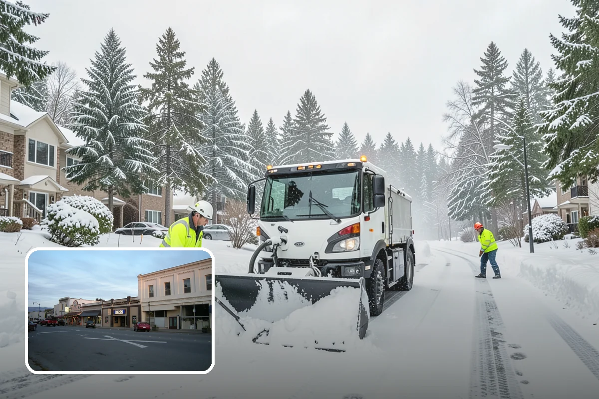 On-Demand Snow Removal in Burlington, Skagit County, WA - Charges only for storms that actually drop snow