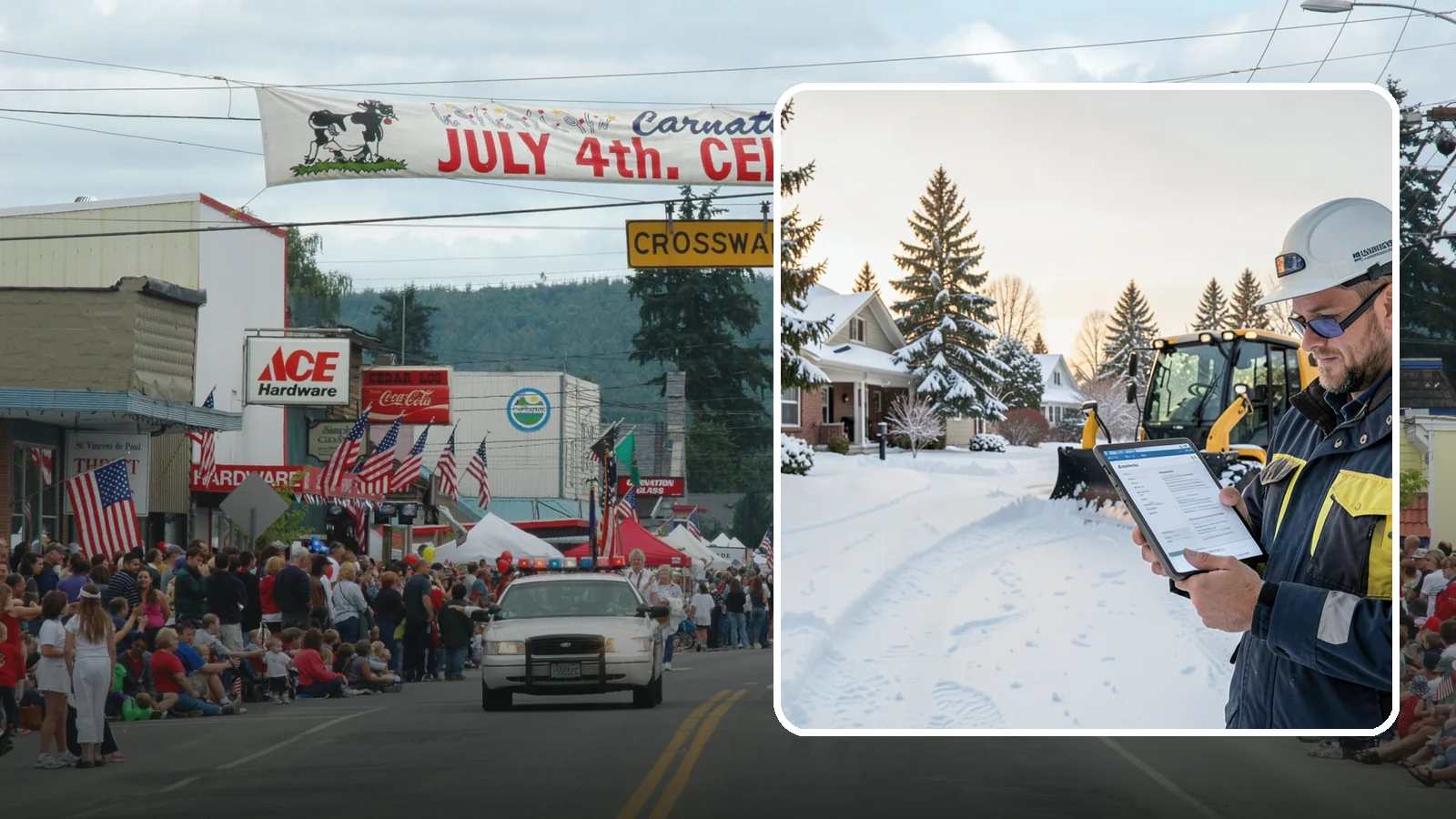 On-Demand Snow Removal in Carnation, King County, WA - We clear your property on demand, storm by storm, with no seasonal commitment required.
