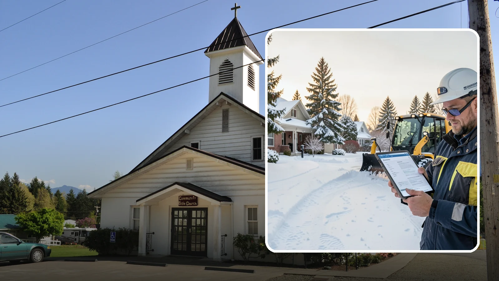 On-Demand Snow Removal in Concrete, Skagit County, WA - We clear your property on demand, storm by storm, with no seasonal commitment required.