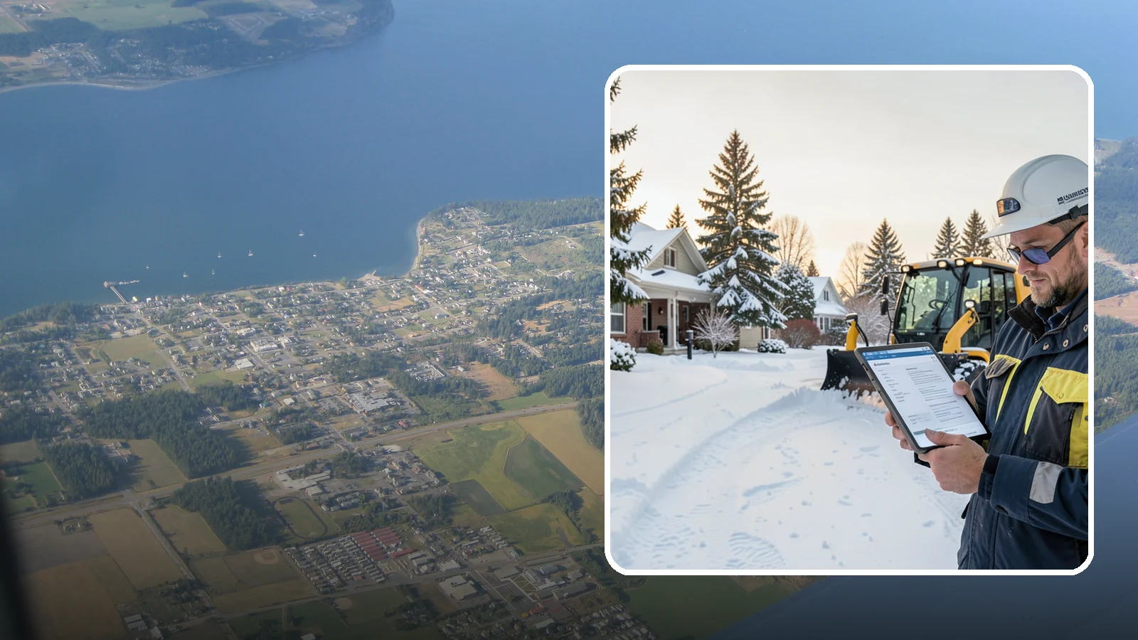 On-Demand Snow Removal in Coupeville, Island County, WA - We clear your property on demand, storm by storm, with no seasonal commitment required.