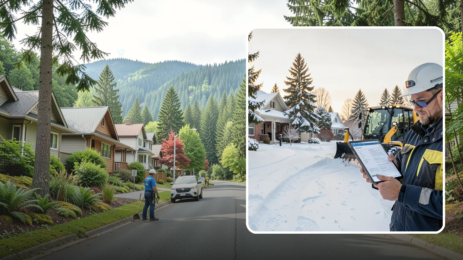 On-Demand Snow Removal in Darrington, Snohomish County, WA - We clear your property on demand, storm by storm, with no seasonal commitment required.