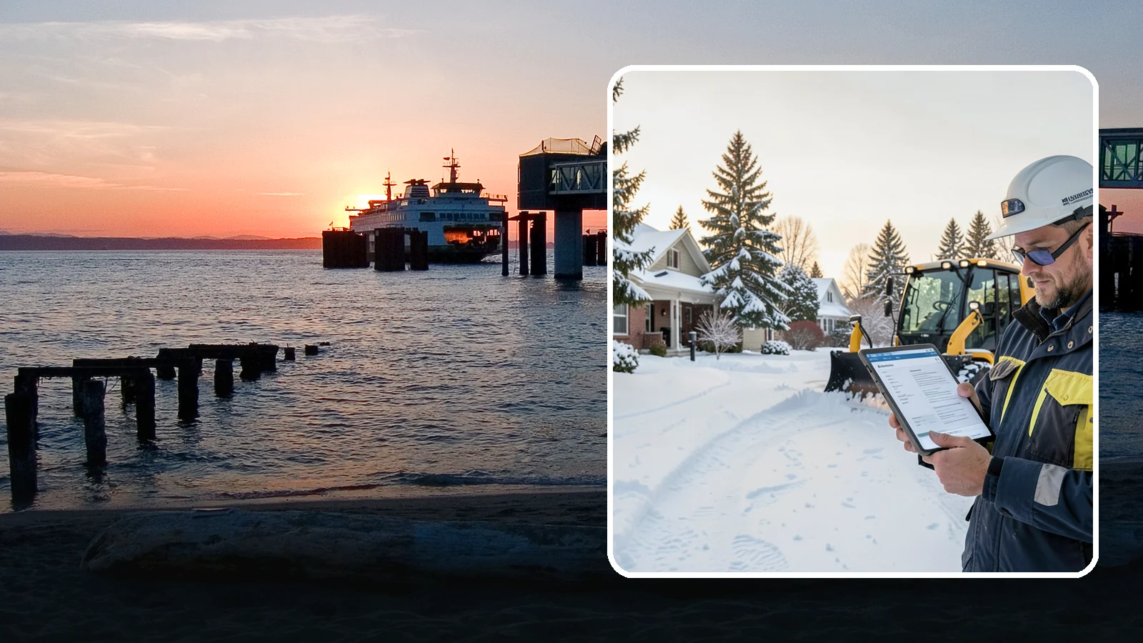On-Demand Snow Removal in Edmonds, Snohomish County, WA - We clear your property on demand, storm by storm, with no seasonal commitment required.