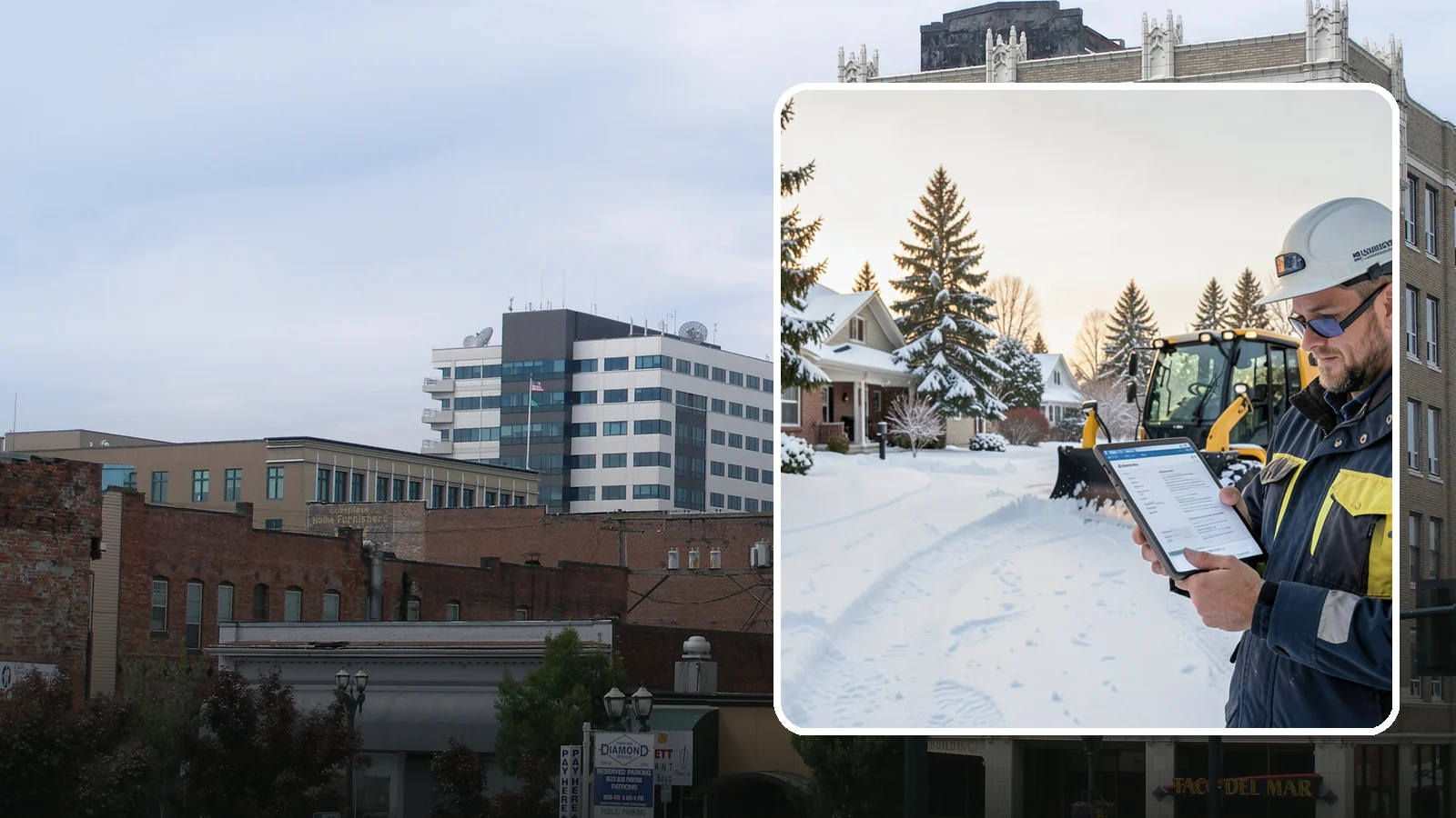On-Demand Snow Removal in Everett, Snohomish County, WA - We clear your property on demand, storm by storm, with no seasonal commitment required.