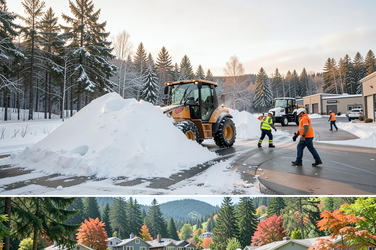 On-Demand Snow Removal in Fircrest, Pierce County, WA - Program our number in early winter so on-demand help is ready whenever a storm finally arrives.