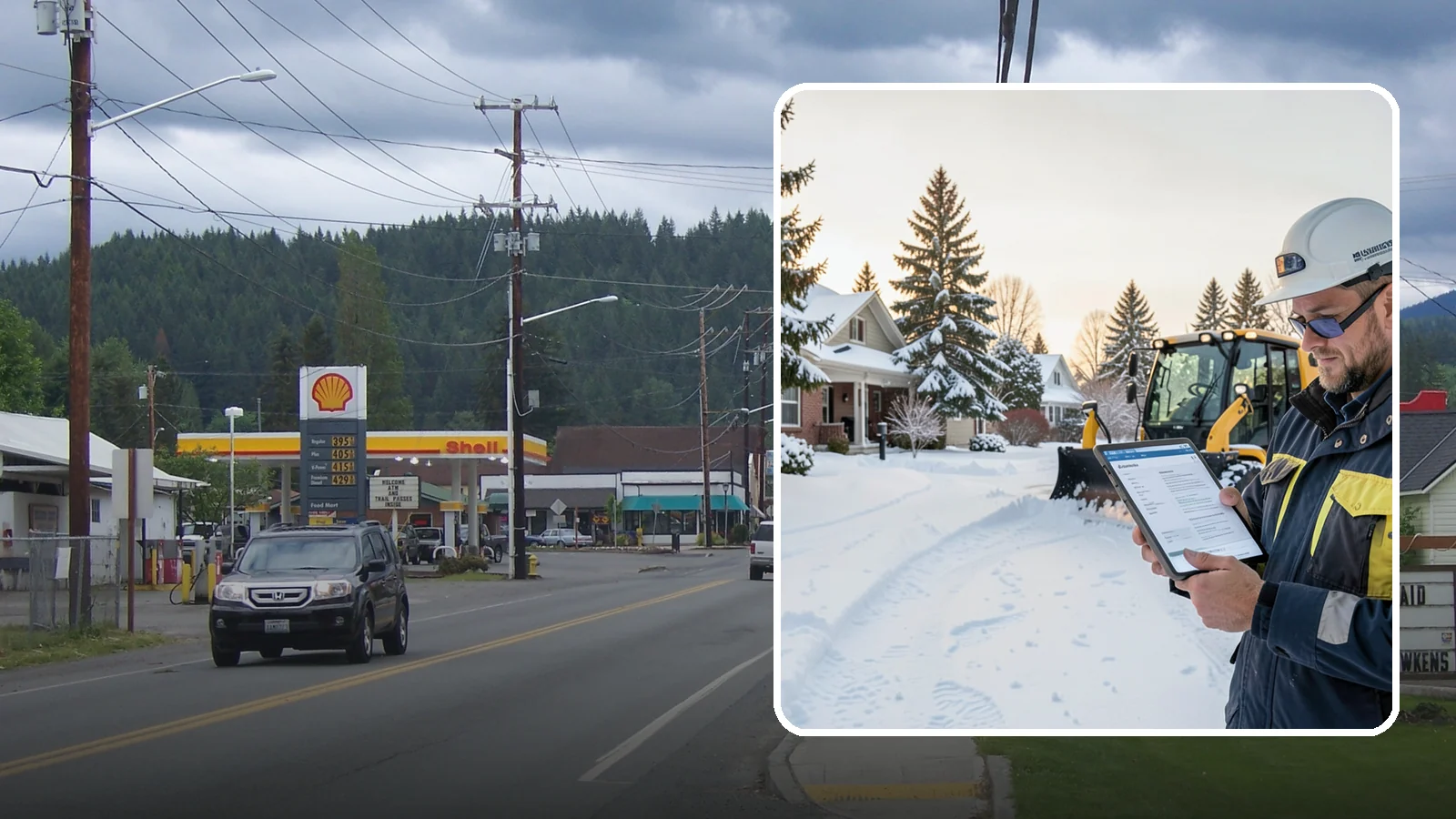 On-Demand Snow Removal in Granite Falls, Snohomish County, WA - We clear your property on demand, storm by storm, with no seasonal commitment required.