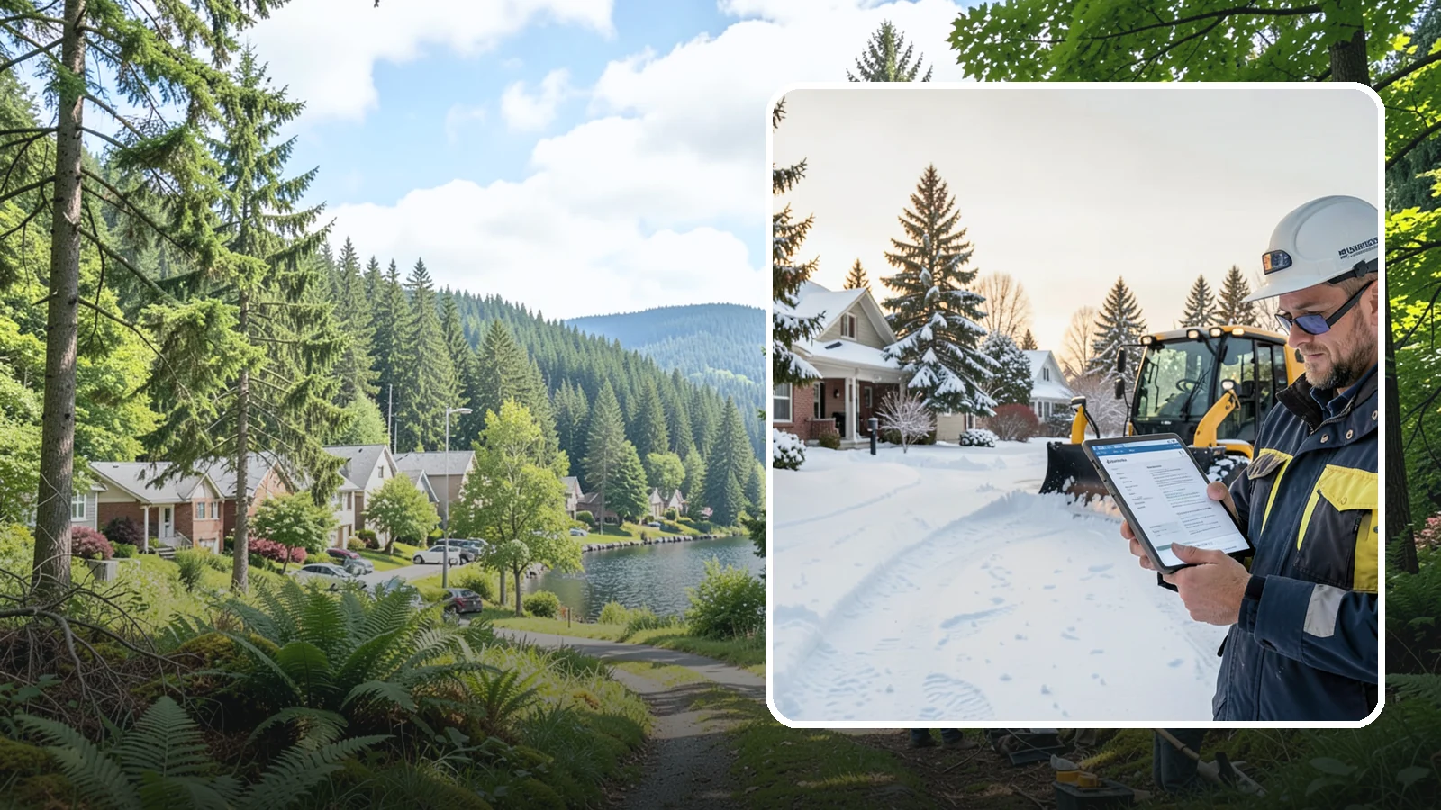 On-Demand Snow Removal in Lake Forest Park, King County, WA - We clear your property on demand, storm by storm, with no seasonal commitment required.