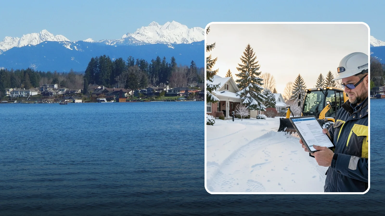 On-Demand Snow Removal in Lake Stevens, Snohomish County, WA - We clear your property on demand, storm by storm, with no seasonal commitment required.