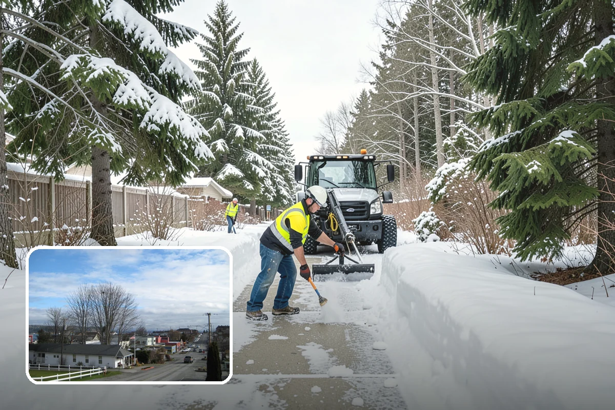 On-Demand Snow Removal in Langley, Island County, WA - Charges only for storms that actually drop snow