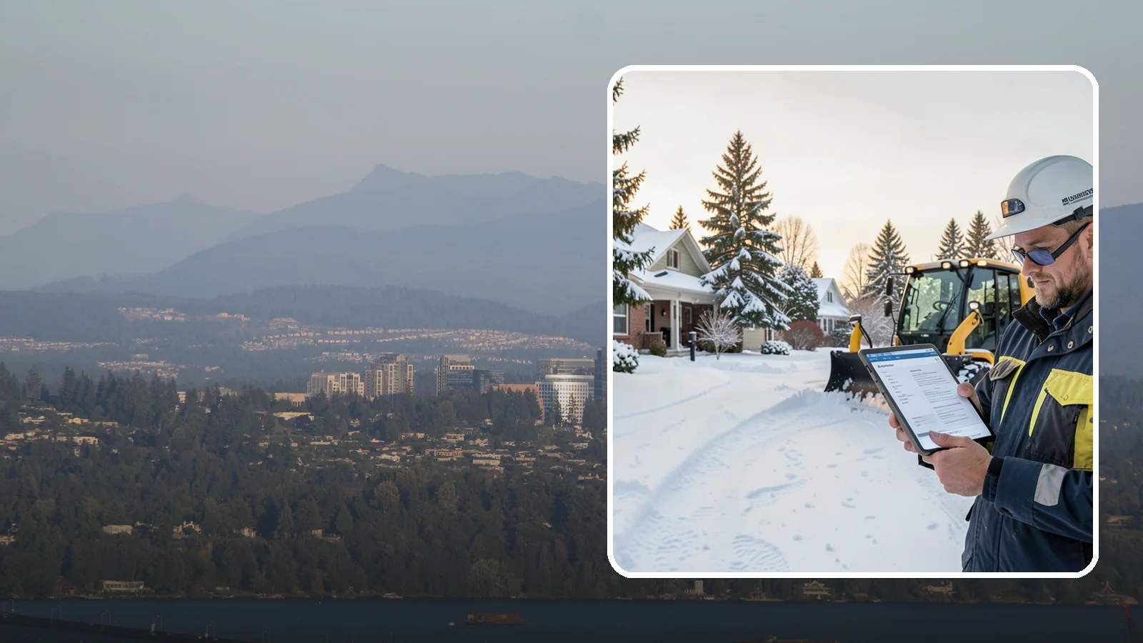 On-Demand Snow Removal in Medina, King County, WA - We clear your property on demand, storm by storm, with no seasonal commitment required.
