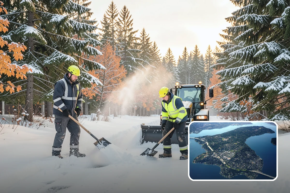 On-Demand Snow Removal in Mercer Island, King County, WA - Charges only for storms that actually drop snow