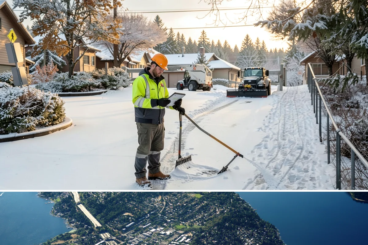On-Demand Snow Removal in Mercer Island, King County, WA - Program our number in early winter so on-demand help is ready whenever a storm finally arrives.