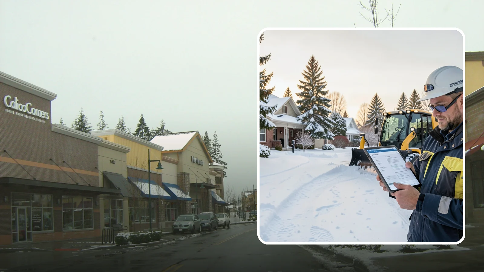 On-Demand Snow Removal in Mill Creek, Snohomish County, WA - We clear your property on demand, storm by storm, with no seasonal commitment required.