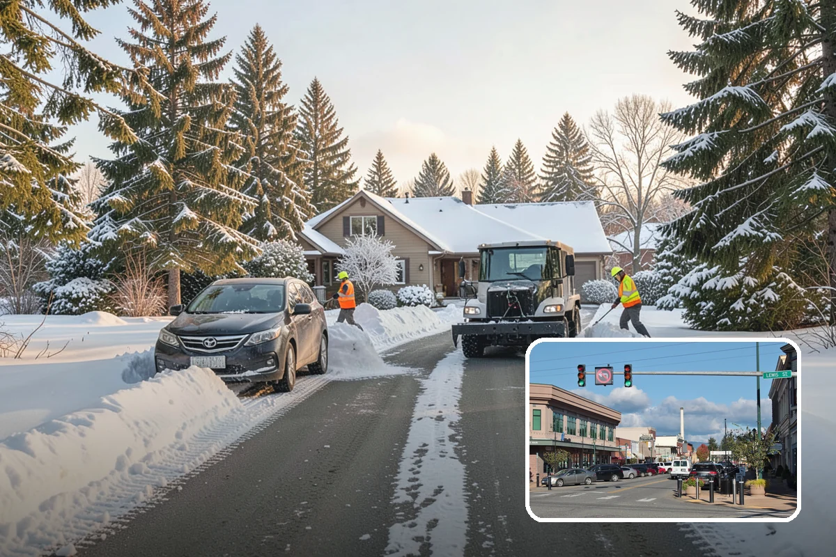 On-Demand Snow Removal in Monroe, Snohomish County, WA - Charges only for storms that actually drop snow