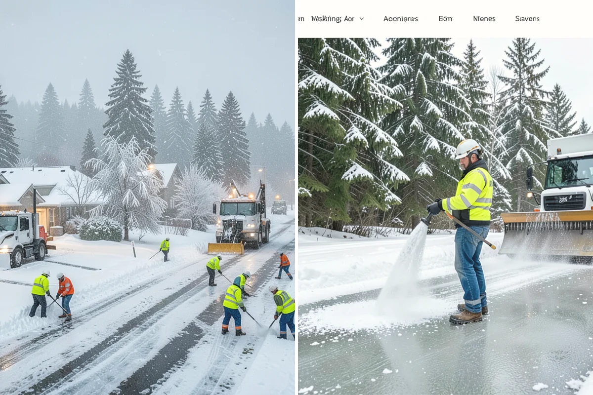On-Demand Snow Removal in Monroe, Snohomish County, WA - You call when a storm warrants clearing
