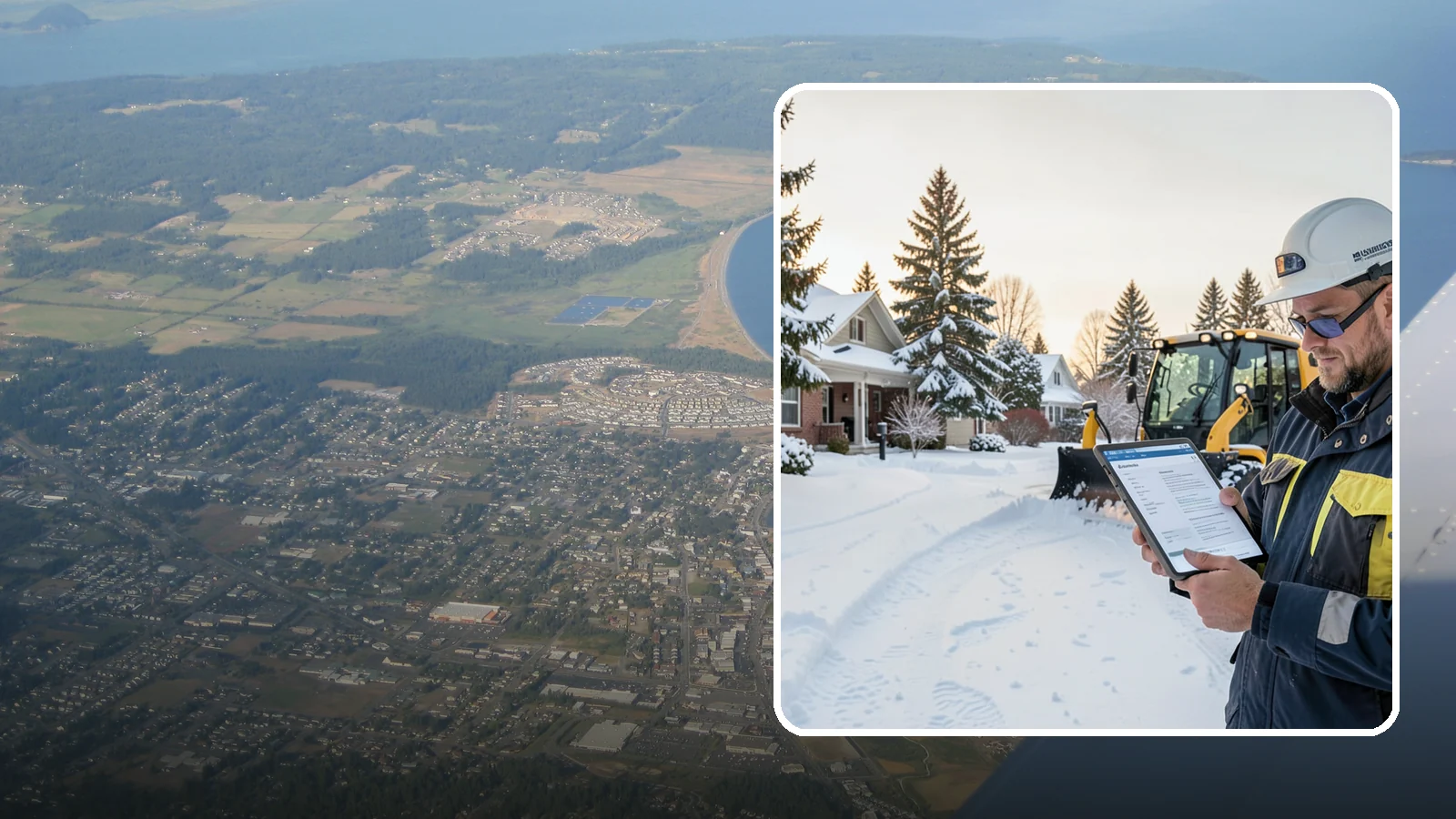 On-Demand Snow Removal in Oak Harbor, Island County, WA - We clear your property on demand, storm by storm, with no seasonal commitment required.