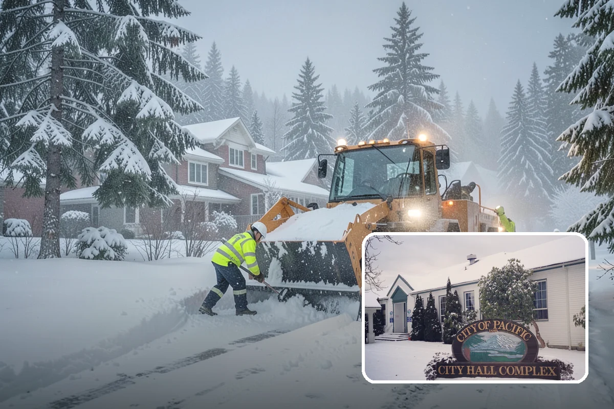 On-Demand Snow Removal in Pacific, King County, WA - Charges only for storms that actually drop snow