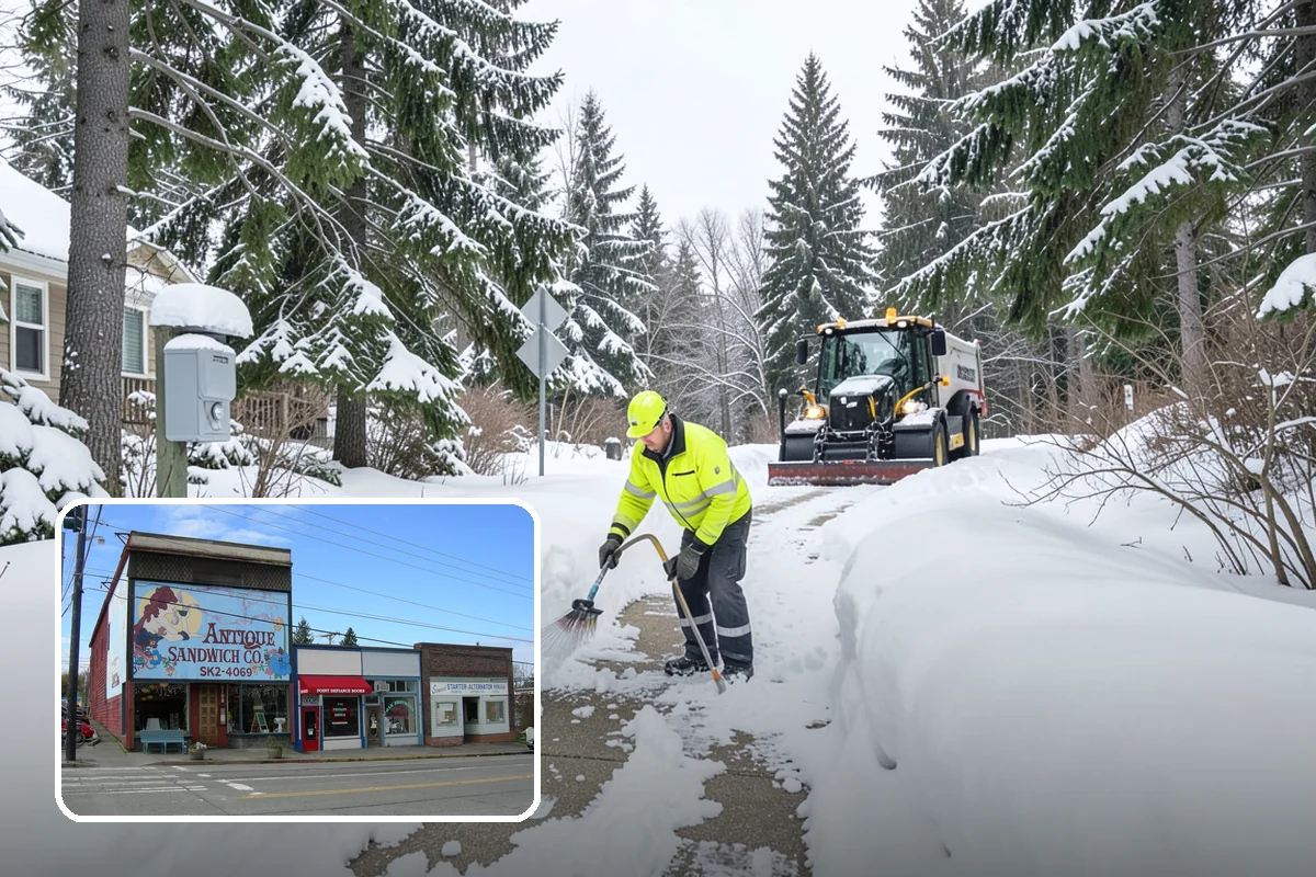 On-Demand Snow Removal in Ruston, Pierce County, WA - Charges only for storms that actually drop snow