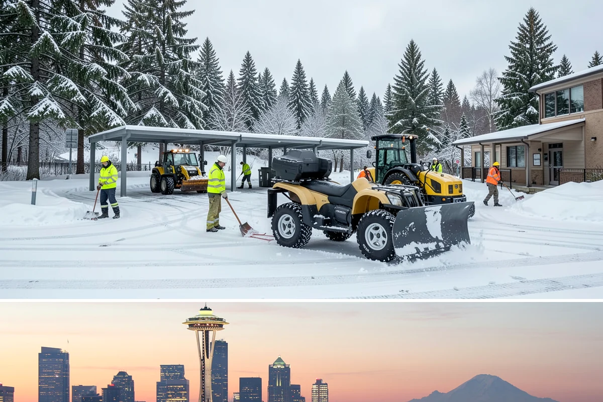 On-Demand Snow Removal in Seattle, King County, WA - Program our number in early winter so on-demand help is ready whenever a storm finally arrives.