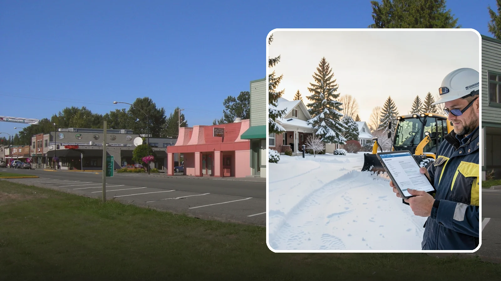 On-Demand Snow Removal in Snoqualmie, King County, WA - We clear your property on demand, storm by storm, with no seasonal commitment required.