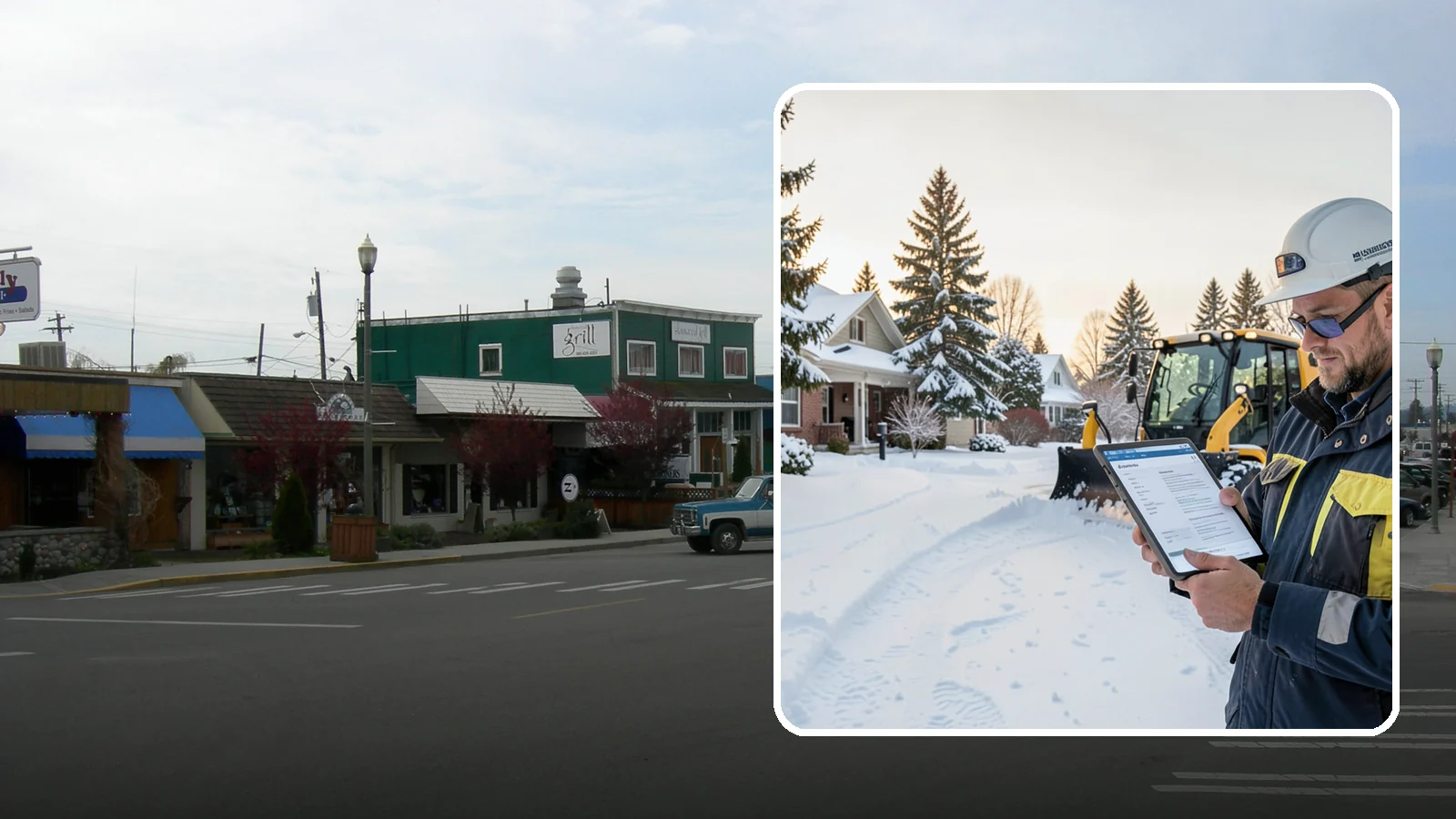 On-Demand Snow Removal in Stanwood, Snohomish County, WA - We clear your property on demand, storm by storm, with no seasonal commitment required.