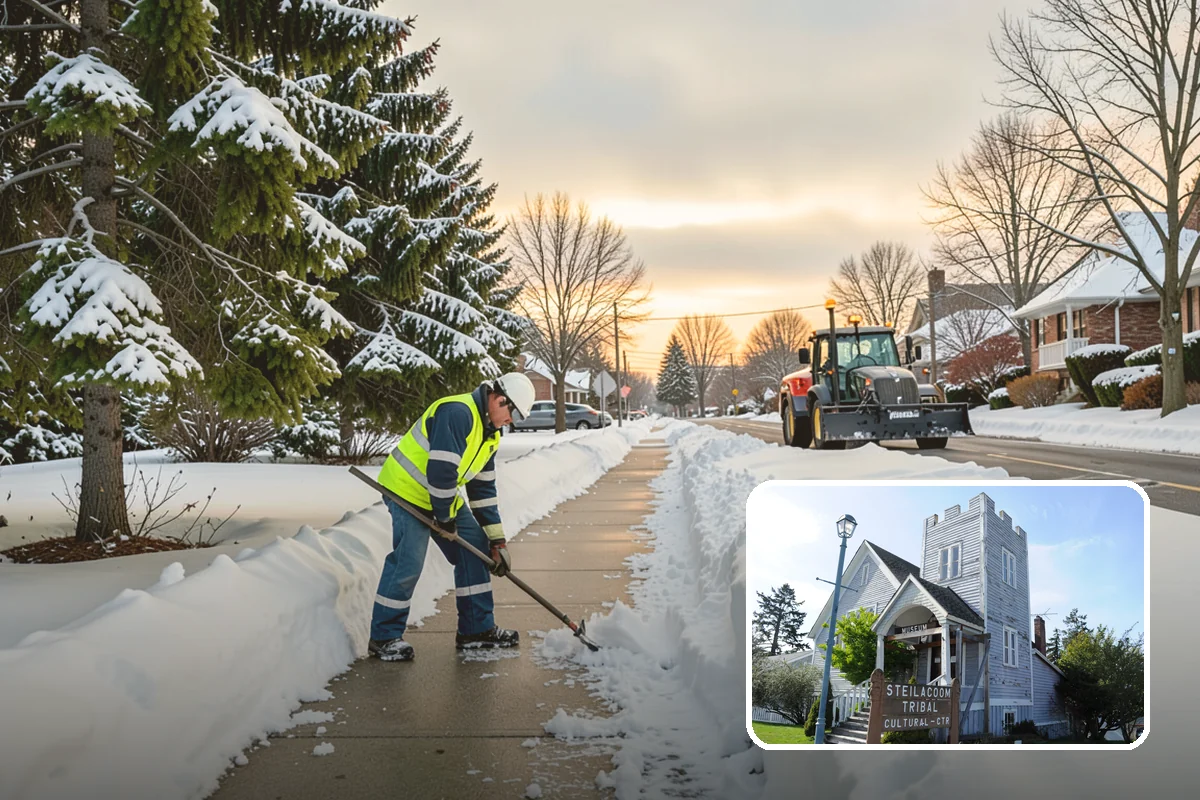 On-Demand Snow Removal in Steilacoom, Pierce County, WA - Charges only for storms that actually drop snow