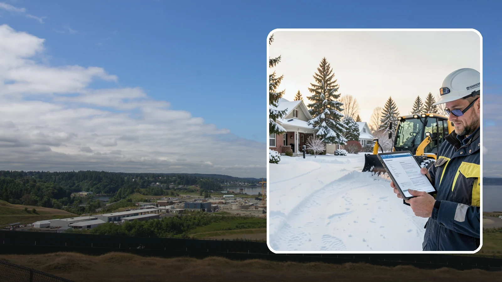 On-Demand Snow Removal in University Place, Pierce County, WA - We clear your property on demand, storm by storm, with no seasonal commitment required.