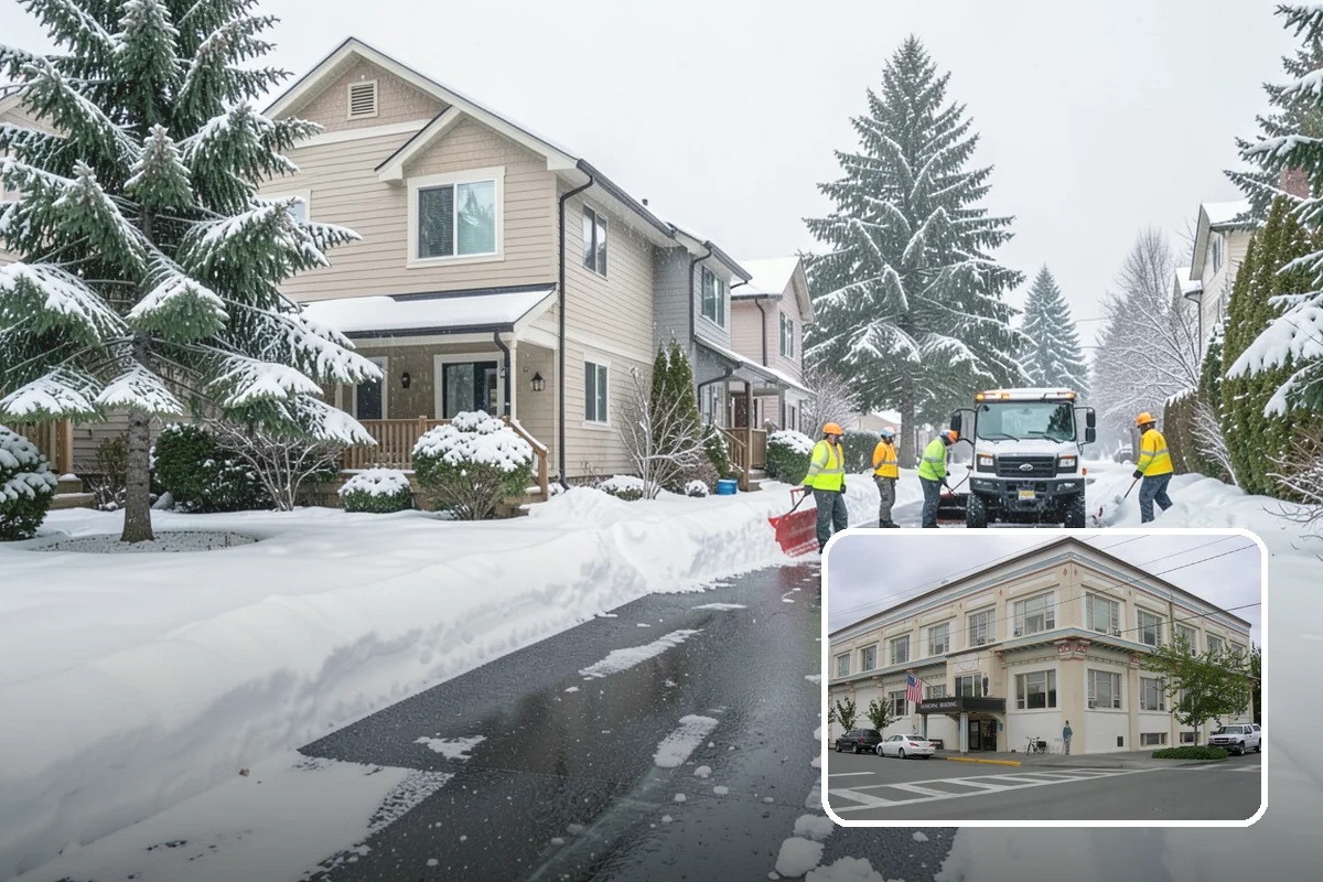 One-Time Snow Removal in Anacortes, Skagit County, WA - No seasonal commitment or off-season charges
