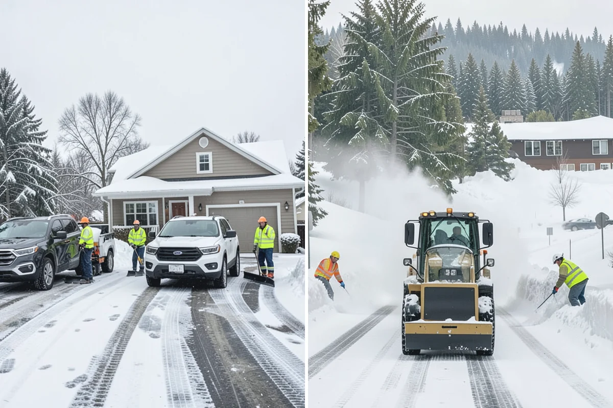 One-Time Snow Removal in Buckley, Pierce County, WA - Call or book online once snow is forecast or already on the ground
