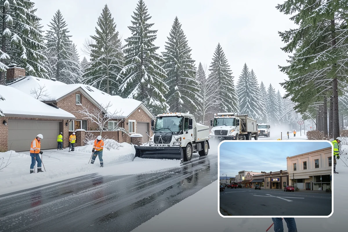 One-Time Snow Removal in Burlington, Skagit County, WA - No seasonal commitment or off-season charges