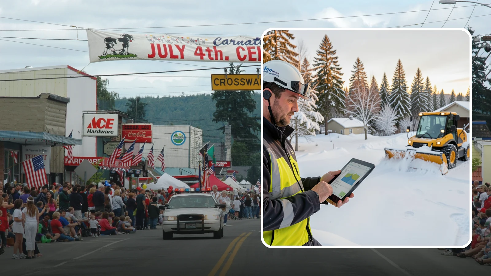 One-Time Snow Removal in Carnation, King County, WA - A single, no-commitment clearing call for the one or two snow events that actually reach Western Washington's lowlands each...