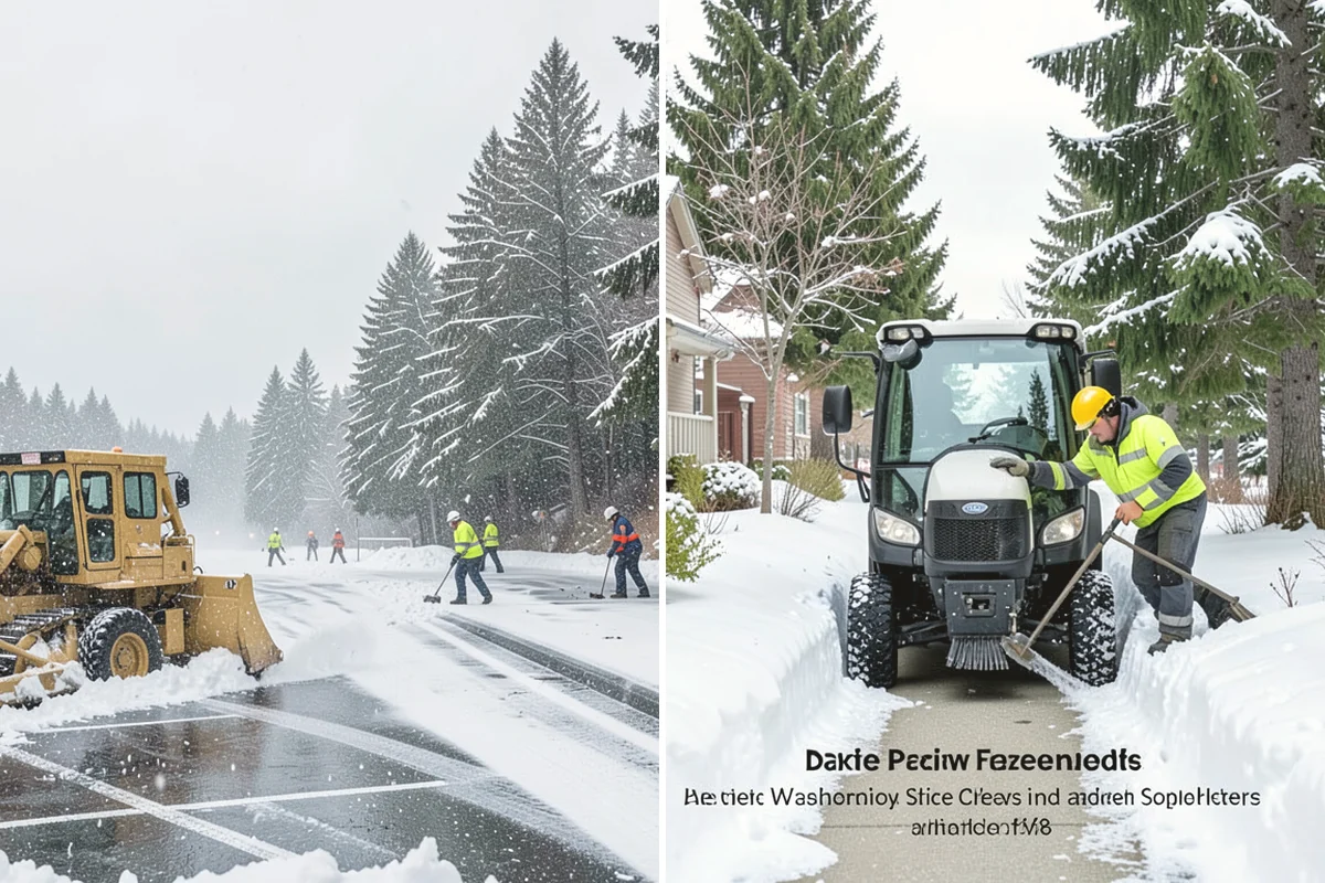 One-Time Snow Removal in Covington, King County, WA - Call or book online once snow is forecast or already on the ground