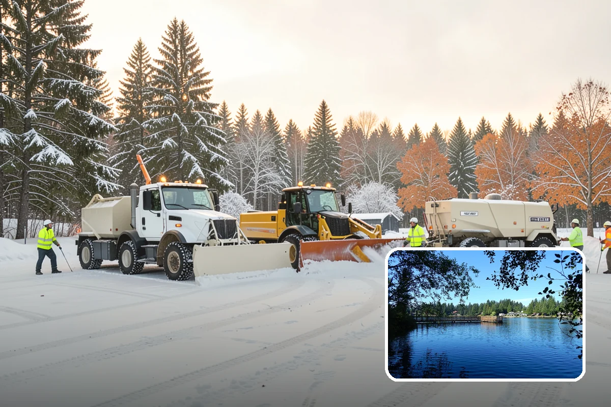 One-Time Snow Removal in Federal Way, King County, WA - No seasonal commitment or off-season charges