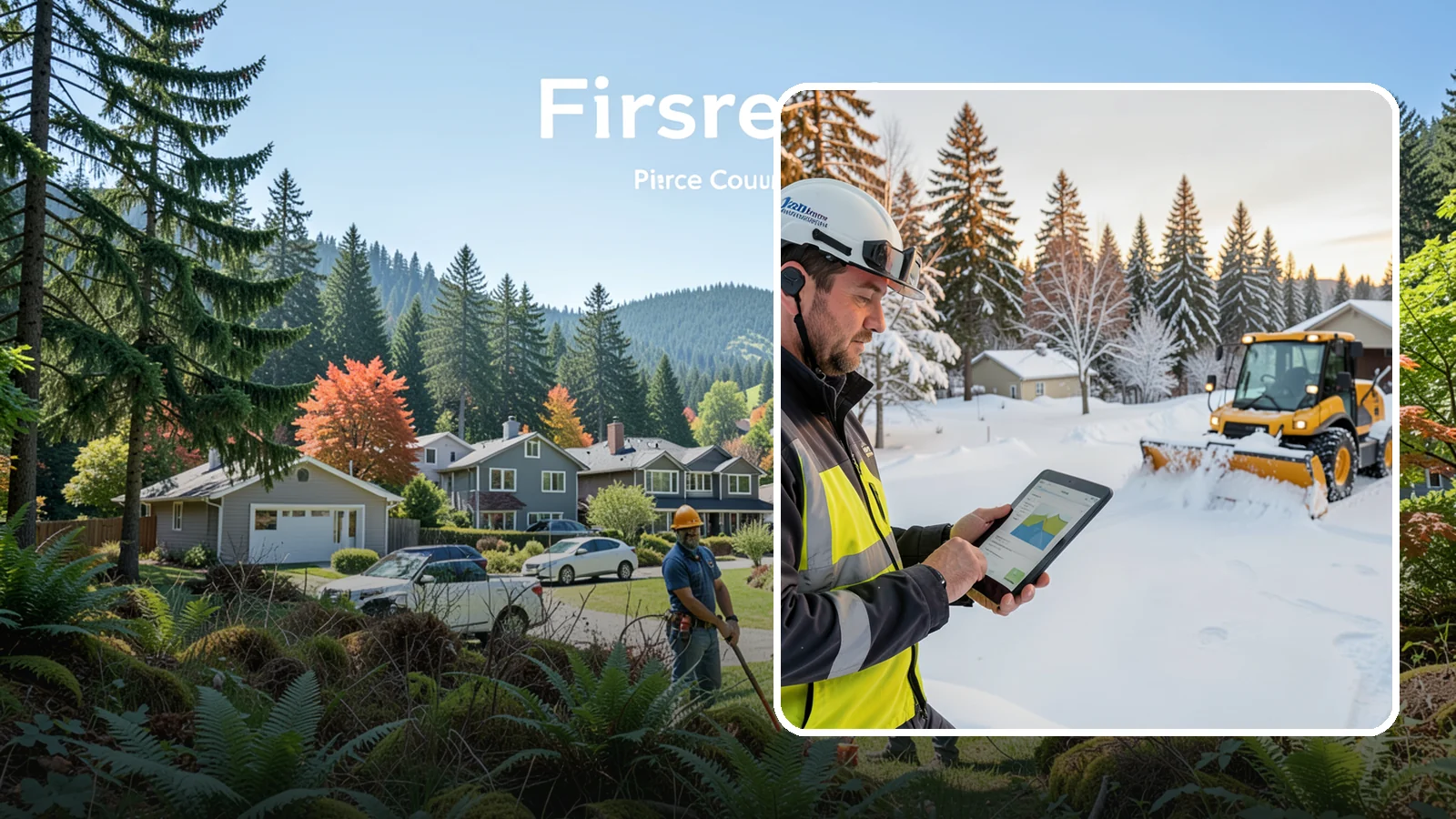 One-Time Snow Removal in Fircrest, Pierce County, WA - A single, no-commitment clearing call for the one or two snow events that actually reach Western Washington's lowlands each...