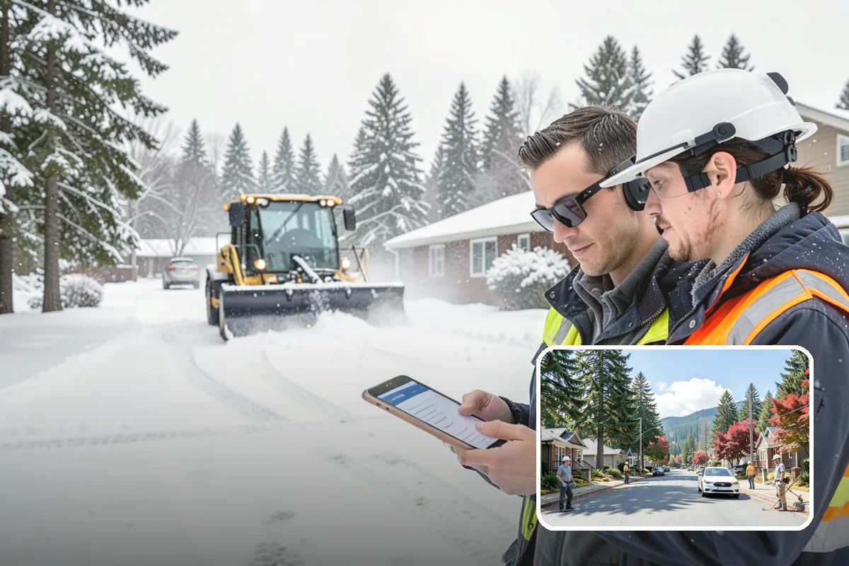 One-Time Snow Removal in Hunts Point, King County, WA - No seasonal commitment or off-season charges
