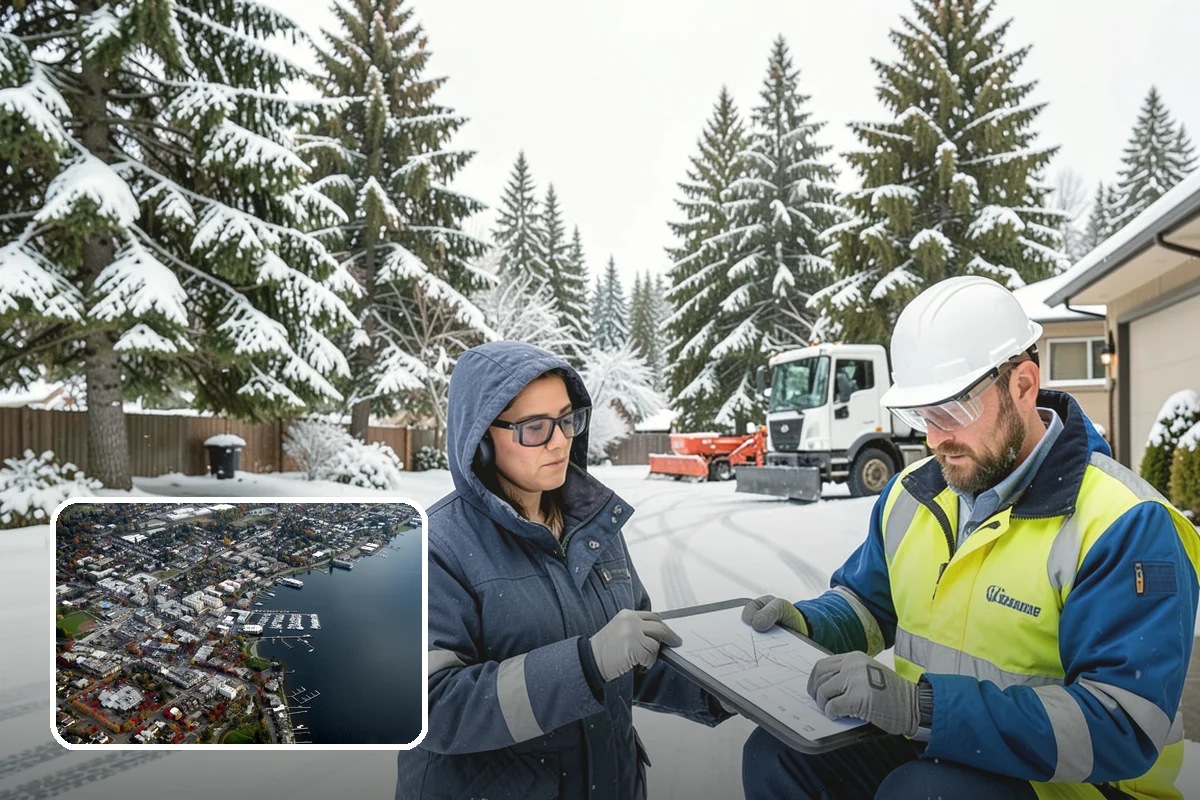 One-Time Snow Removal in Kirkland, King County, WA - No seasonal commitment or off-season charges