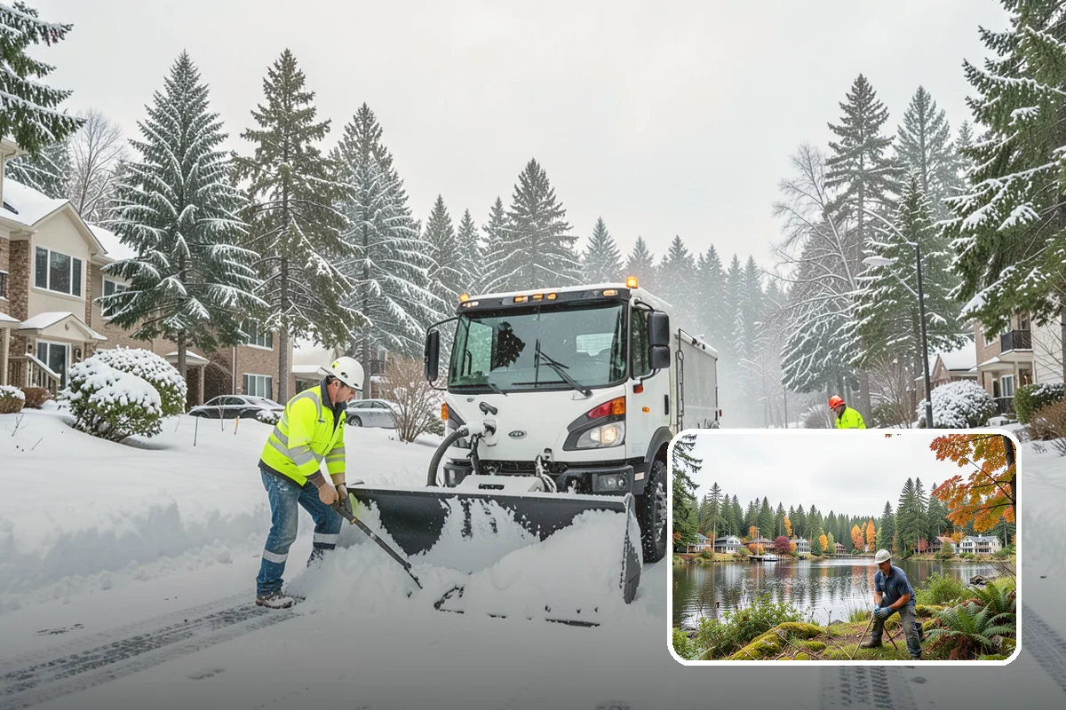 One-Time Snow Removal in La Conner, Skagit County, WA - No seasonal commitment or off-season charges