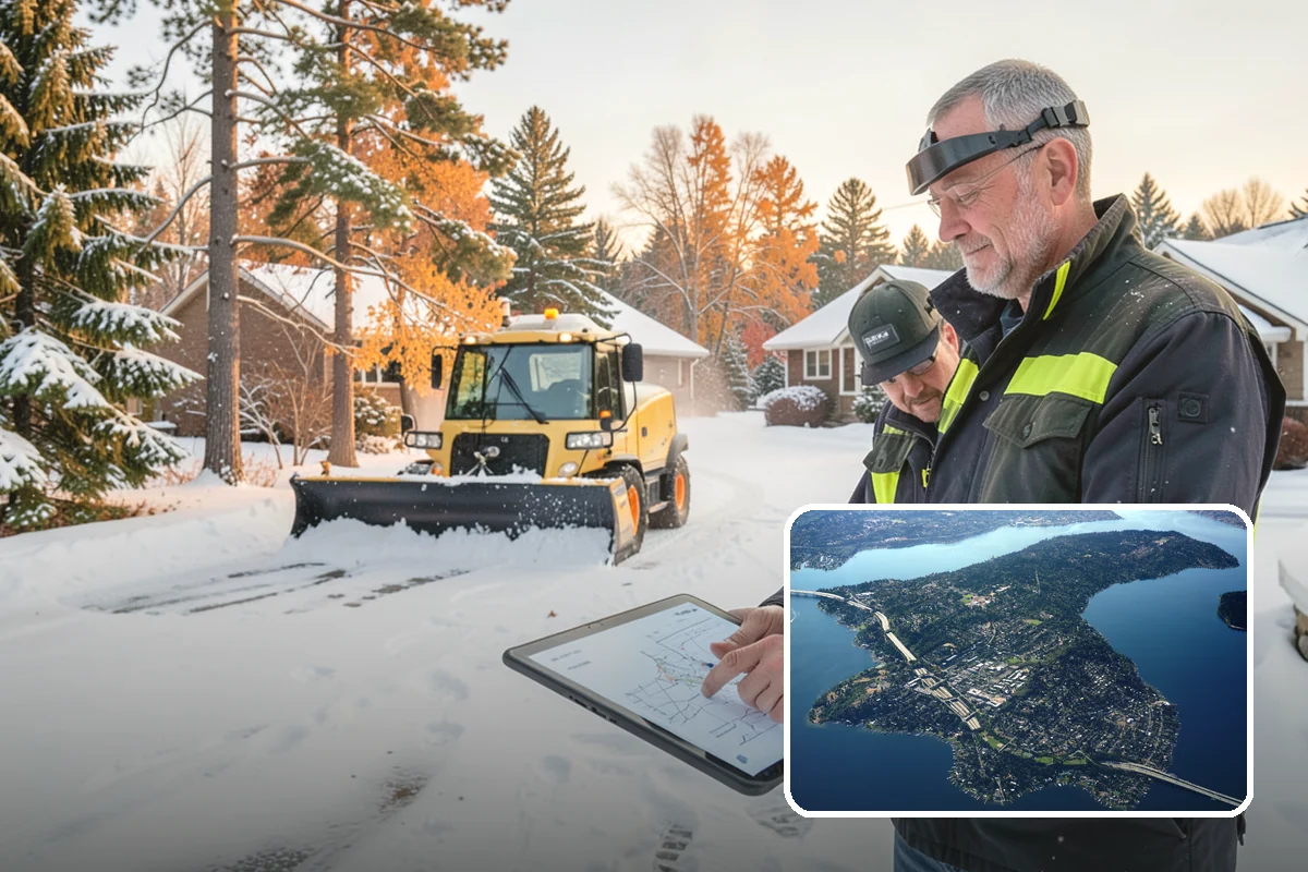 One-Time Snow Removal in Mercer Island, King County, WA - No seasonal commitment or off-season charges