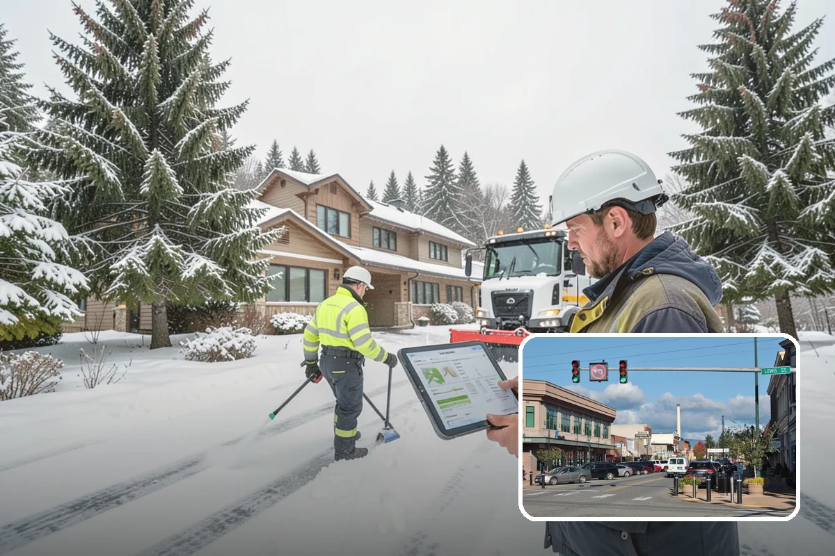 One-Time Snow Removal in Monroe, Snohomish County, WA - No seasonal commitment or off-season charges