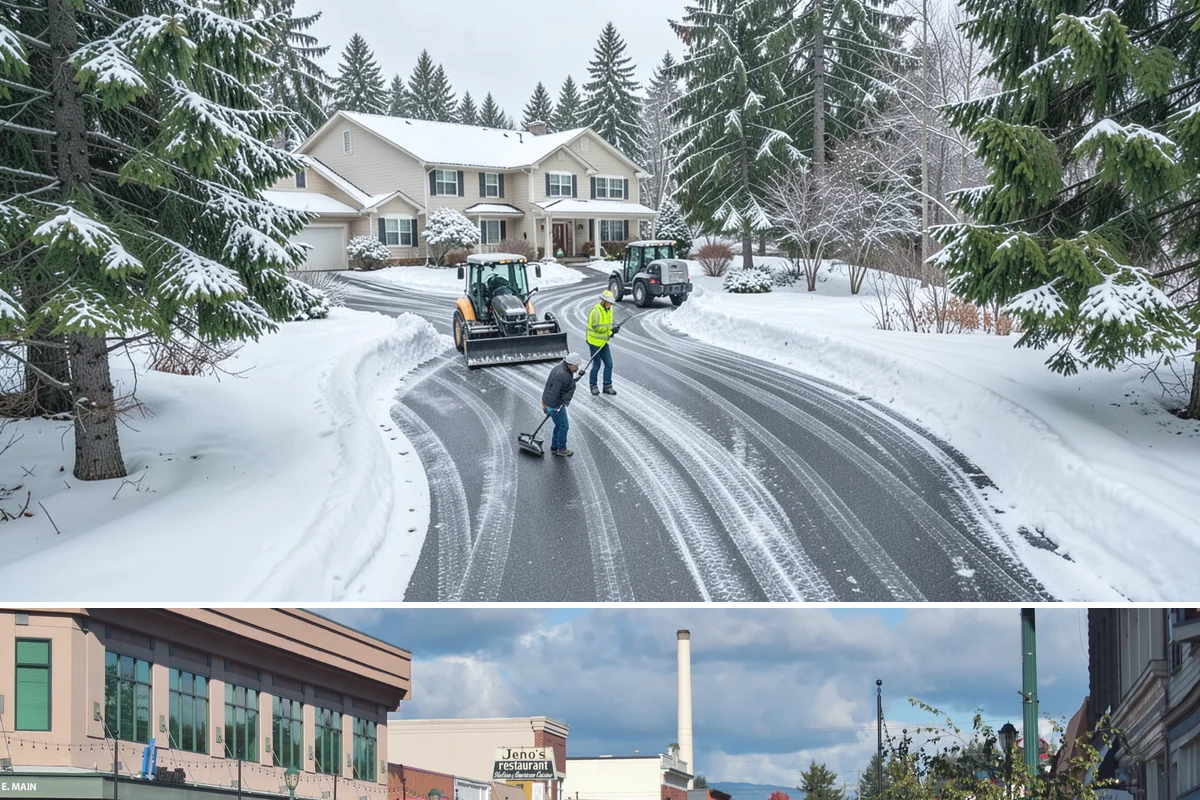 One-Time Snow Removal in Monroe, Snohomish County, WA - Best booked reactively from late November through February, when the rare Western Washington snow event or overnight freeze...