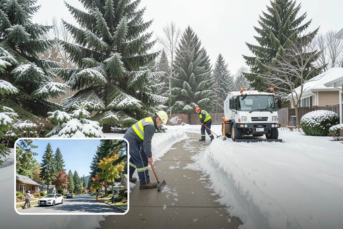 One-Time Snow Removal in Orting, Pierce County, WA - No seasonal commitment or off-season charges