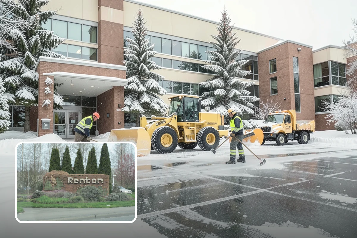 One-Time Snow Removal in Renton, King County, WA - No seasonal commitment or off-season charges