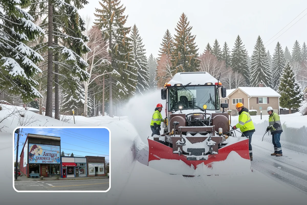 One-Time Snow Removal in Ruston, Pierce County, WA - No seasonal commitment or off-season charges