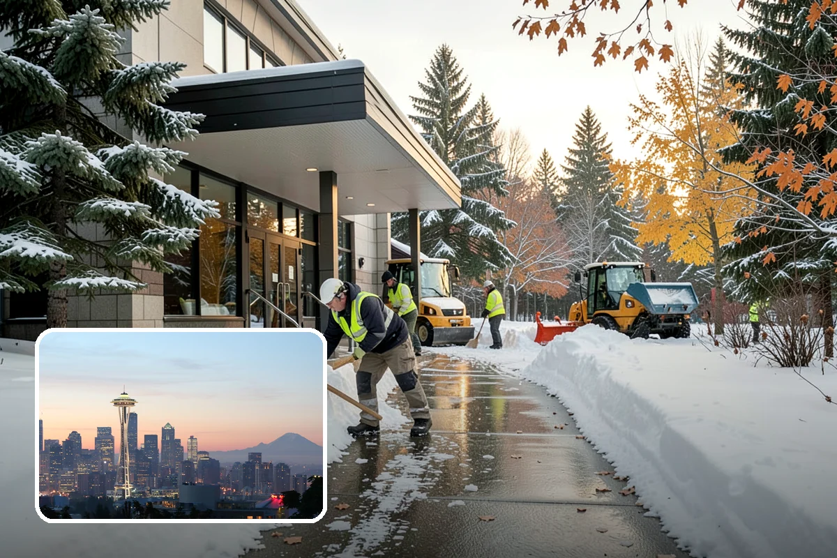 One-Time Snow Removal in Seattle, King County, WA - No seasonal commitment or off-season charges