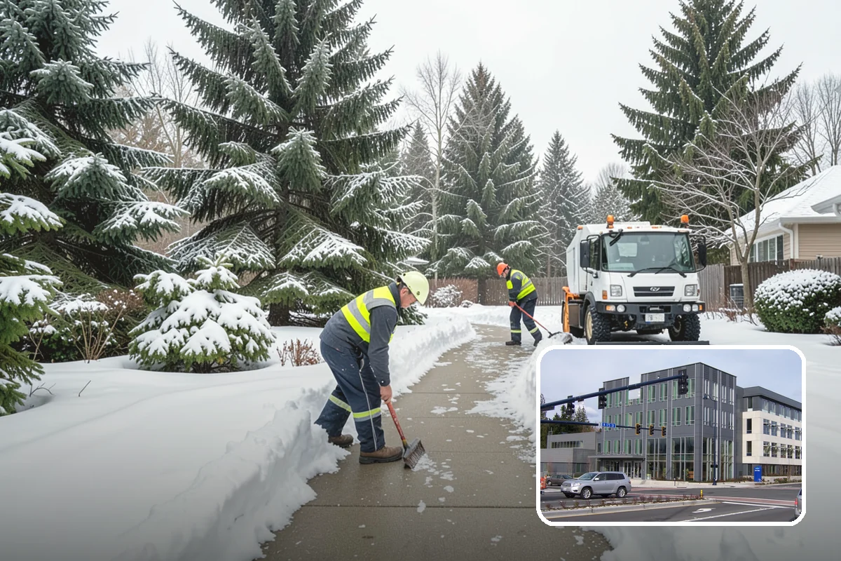 One-Time Snow Removal in Shoreline, King County, WA - No seasonal commitment or off-season charges
