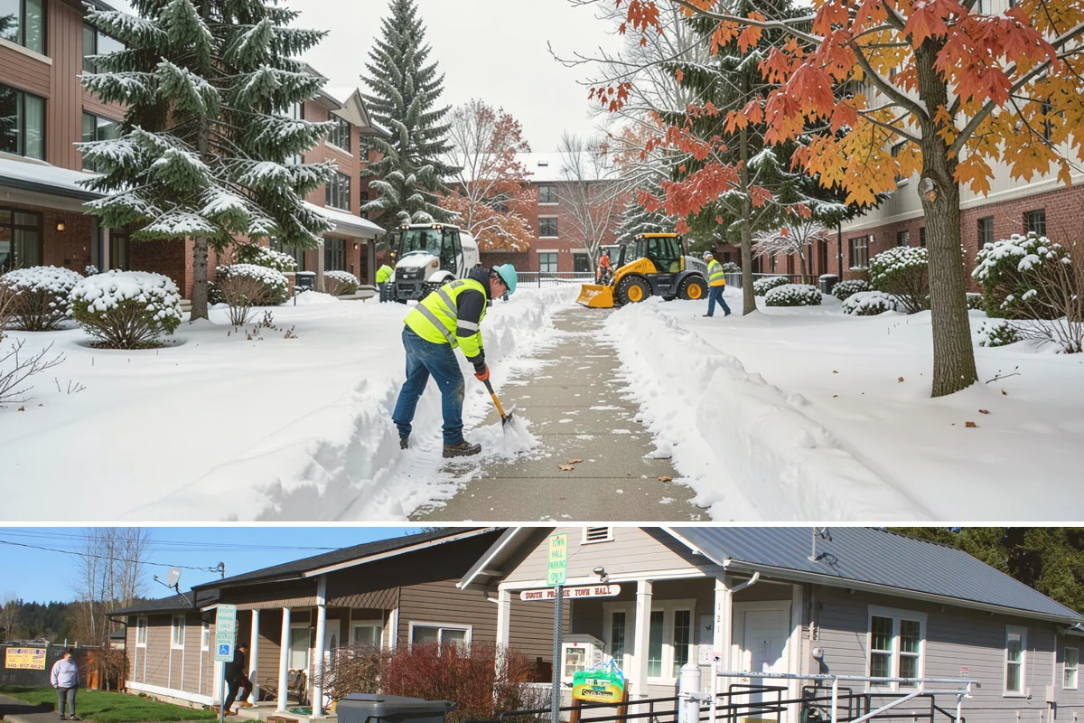 One-Time Snow Removal in South Prairie, Pierce County, WA - Best booked reactively from late November through February, when the rare Western Washington snow event or overnight freeze...